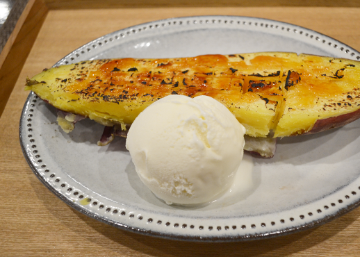 カフェ　シルトのさつまいものブリュレ